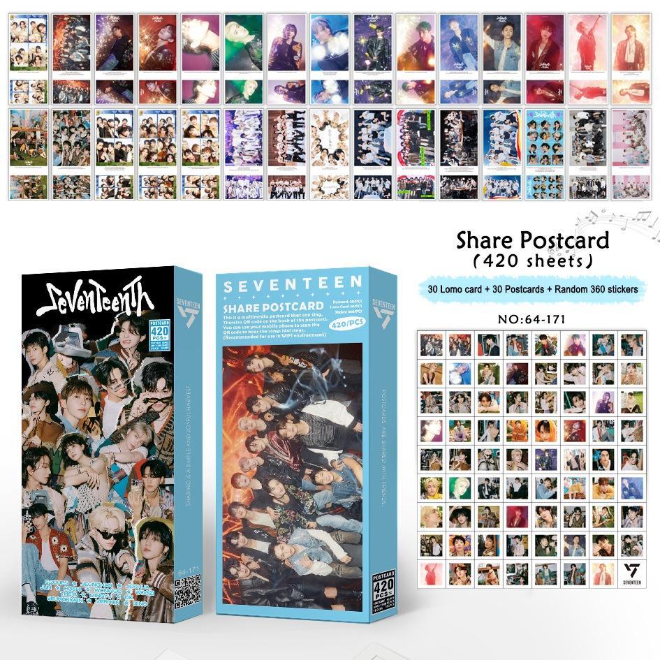 Jual Postcard 1 Pack Isi 420pcs Kpop Blackpink Nct Astro 30 Kartu Lomo 30 Pos Kartu Isi 144pc 0652