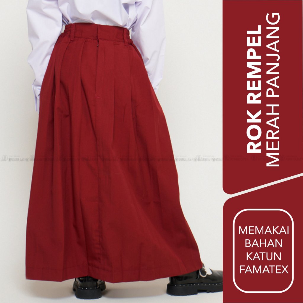 Jual RIDHO JAYA - Rok rempel merah seragam sekolah SD Pinggang Karet ...