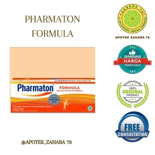 Jual Pharmaton Formula 1 Strip ( 5 Kapsul ) Multivitamin Dan Mineral ...