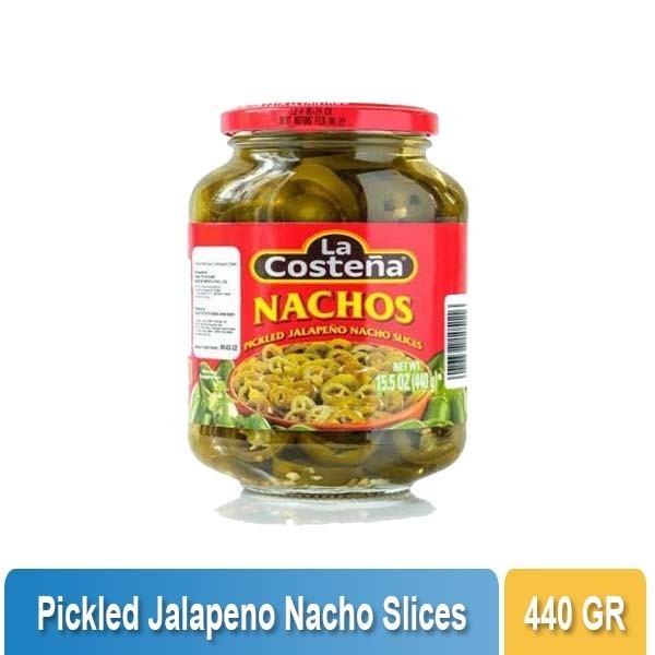 Jual La Costena Pickled Jalapeno Nachos Slices 440 Gr Shopee Indonesia