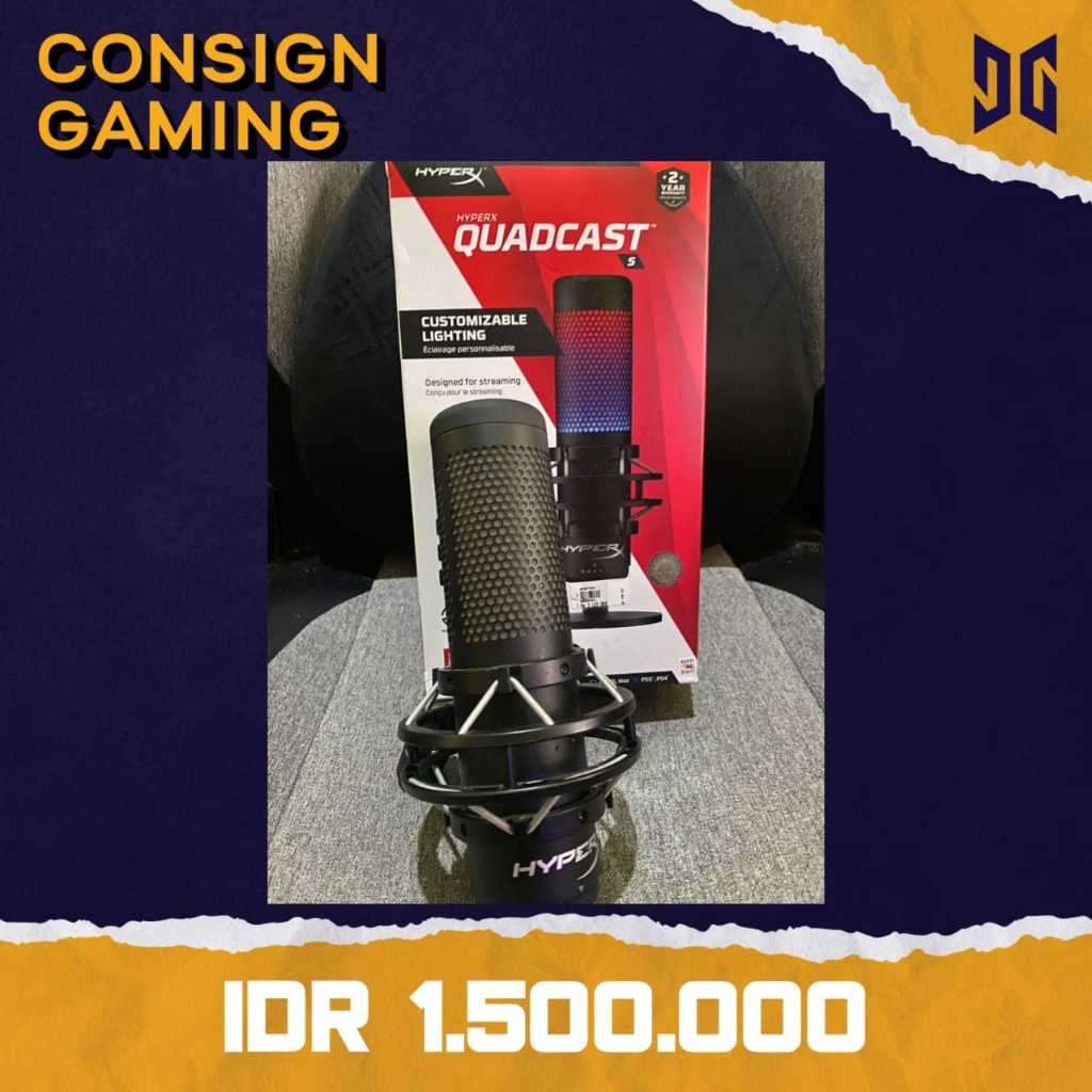 Jual HYPERX QUADCAST S RGB ( CODE : BC145.2 ) | Shopee Indonesia