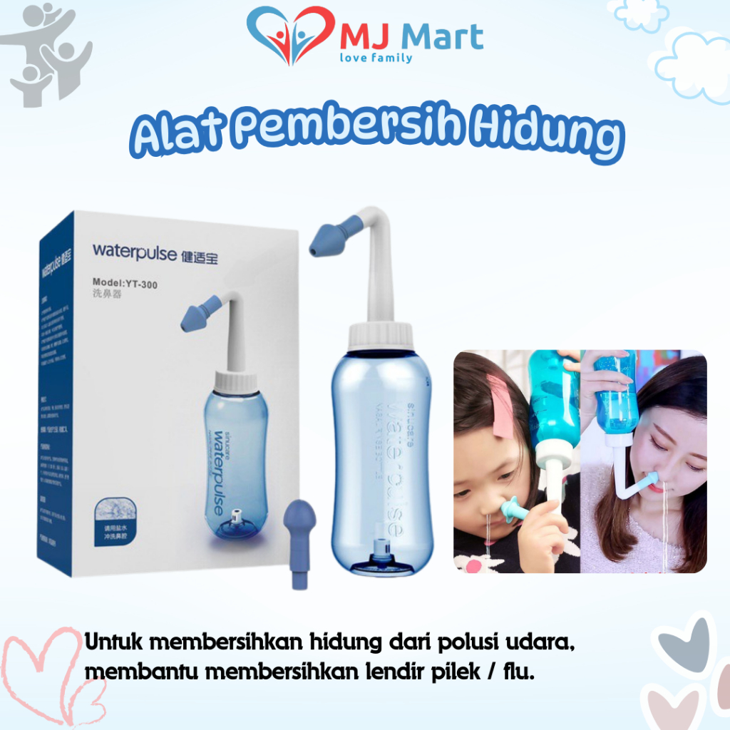 Jual Alat Cuci Hidung Waterpulse Nasal Spray / Botol Pencuci Hidung ...