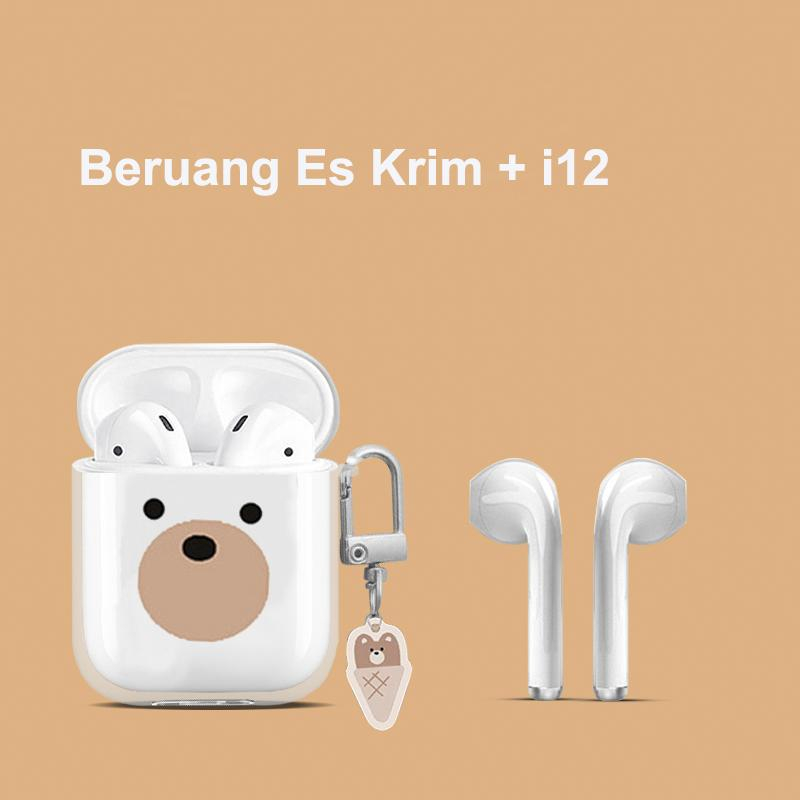 Apple Airpods Amazon I12 Airpods Jual Matei Headset Bluetooth Case - Main Image