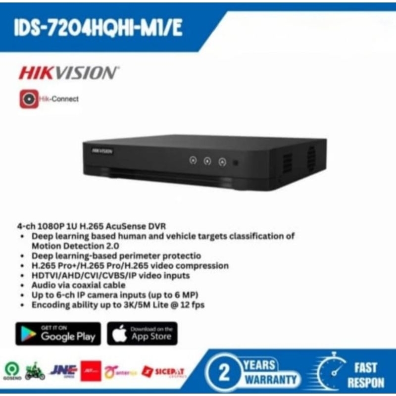 Jual Dvr Hikvision Ids Hqhi M E Dvr Turbo Hd Hikvision H