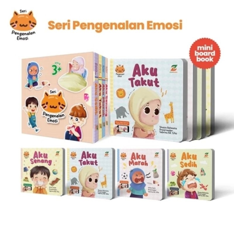 Jual Buku Boardbook Seri Pengenalan Emosi Anak | Ziyadbooks | Shopee ...