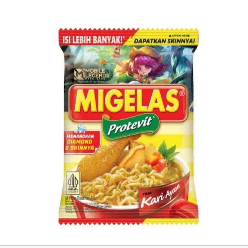 Jual Migelas Mi Instant Rasa Kari Ayam 1 Renceng Isi 10 Sachet Shopee Indonesia 0739