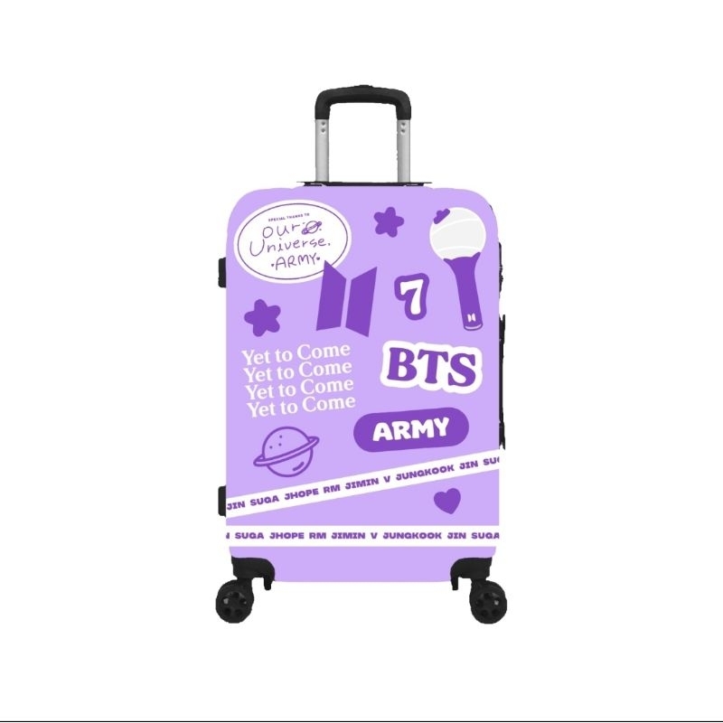 Jual koper luggage bts versi 2 by euphoriashopper | Shopee Indonesia