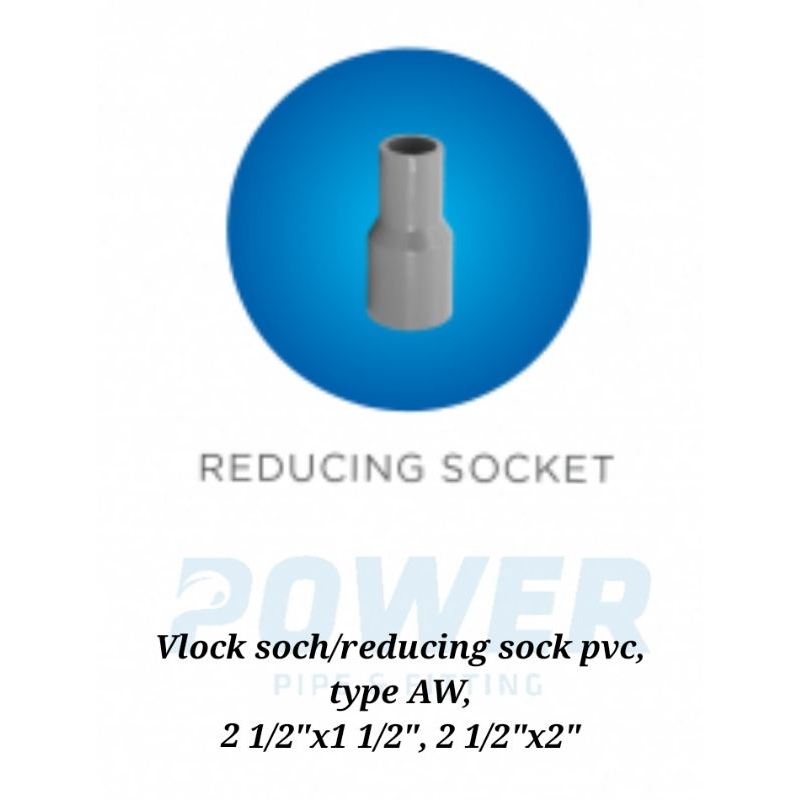 Jual Vlock Sock Reducing Socket Type Aw Merk Power Standard Sni