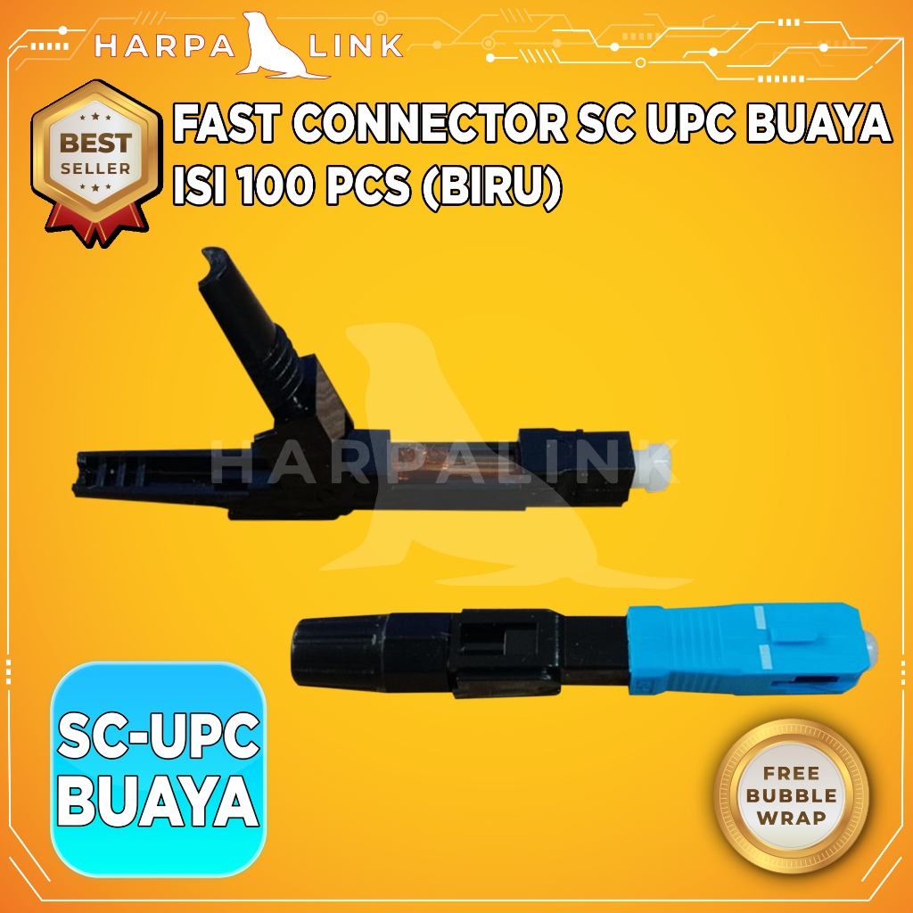 Jual Fast Connector SC UPC Fiber Optik Buaya Isi 100 PCS / Fast ...