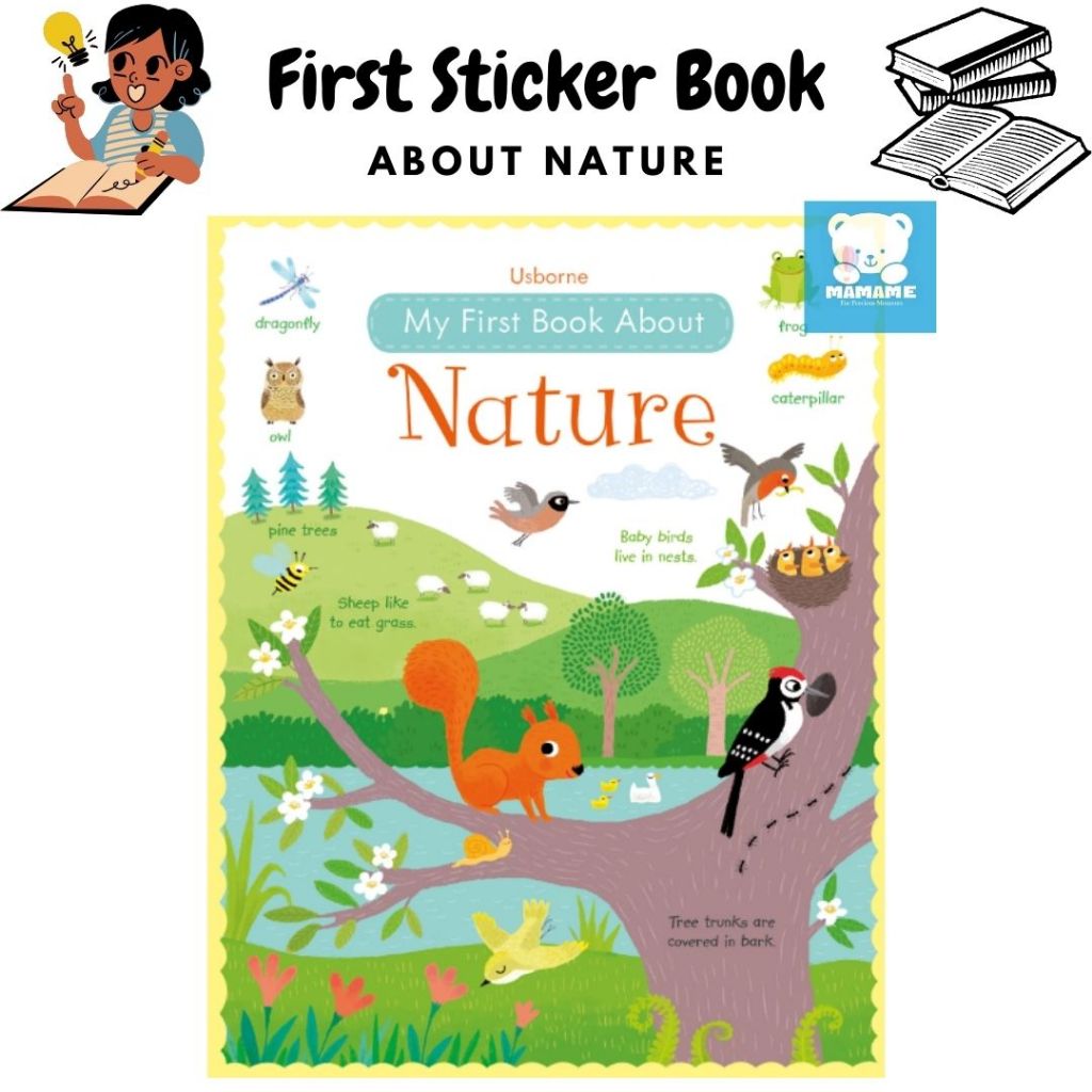 Jual [MAMAME]First Sticker Book // Buku Stiker Dan Bacaan Anak-anak ...