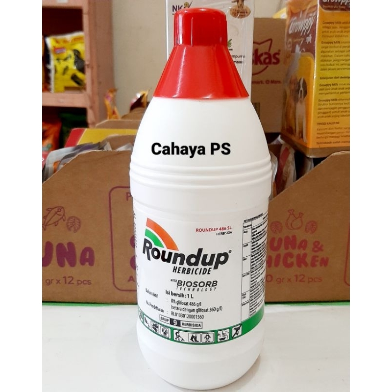 Jual Roundup 486 SL racun rumput 1 Liter | Shopee Indonesia