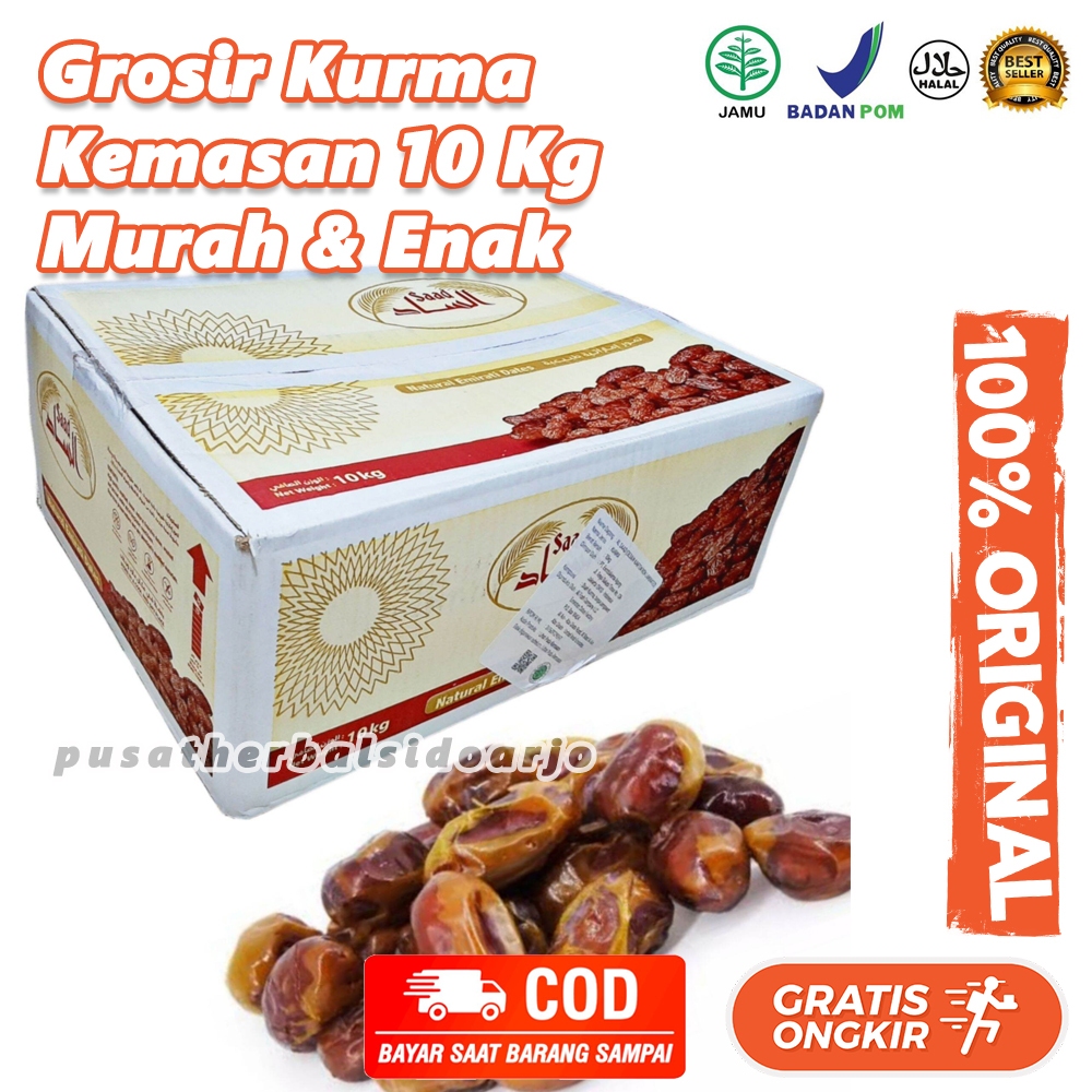 Jual Kurma Khalas Saad 10kg Import Stok Baru Shopee Indonesia