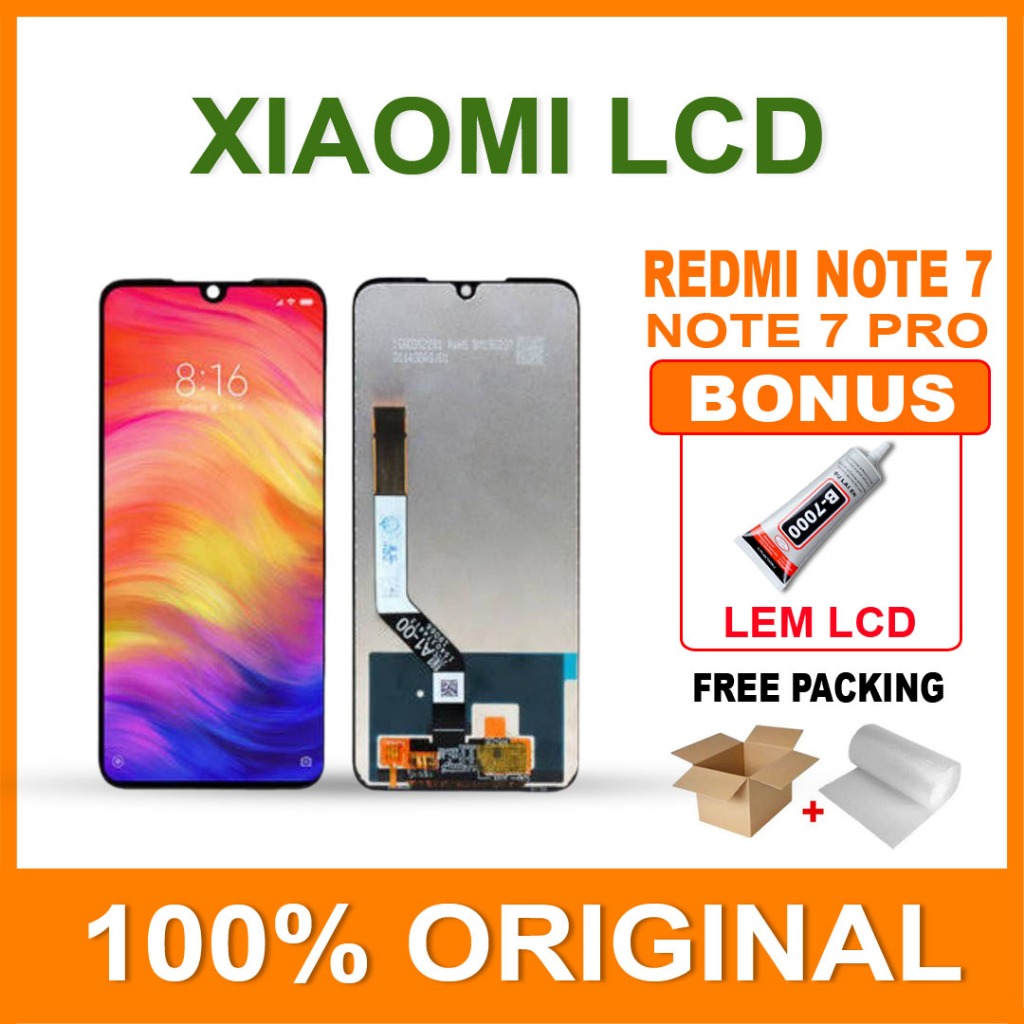 Jual LCD XIAOMI REDMI NOTE 7 / NOTE 7 PRO FULLSET TOUCHSCREEN | Shopee ...