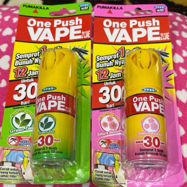 Jual ONE PUSH VAPE 30 HARI (READY GREEN TEA & SAKURA BOOSSOM) | Shopee ...