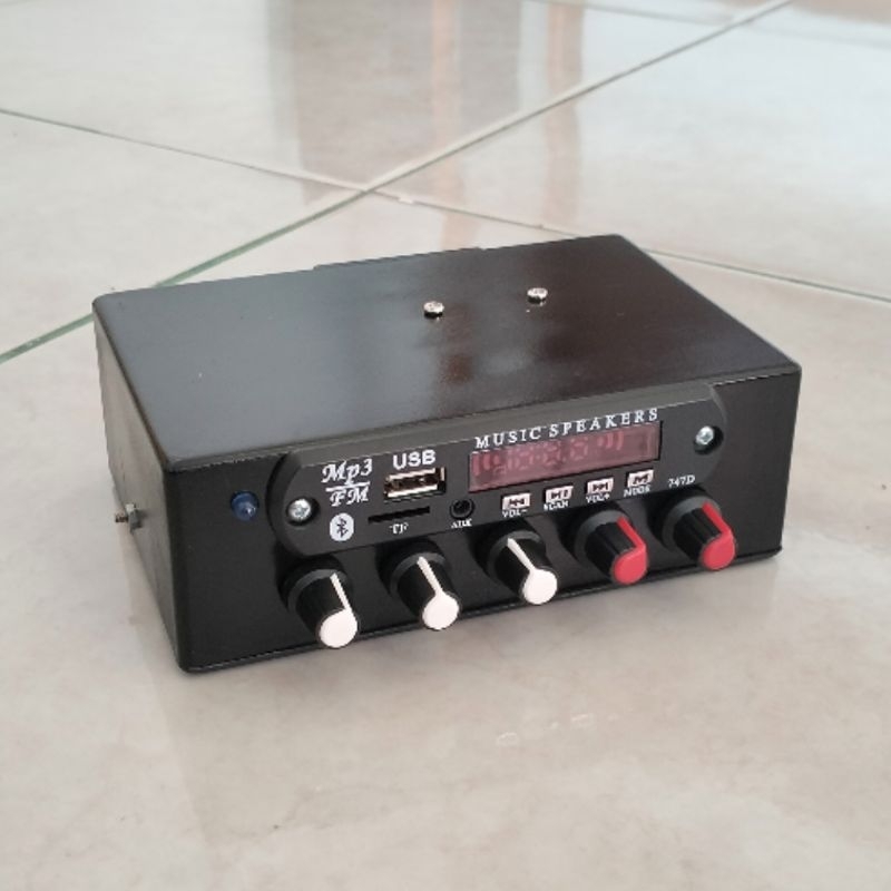 Jual AMPLIFIER 120+120Watt Stereo Plus Remot Bluetooth Ampli Rumahan