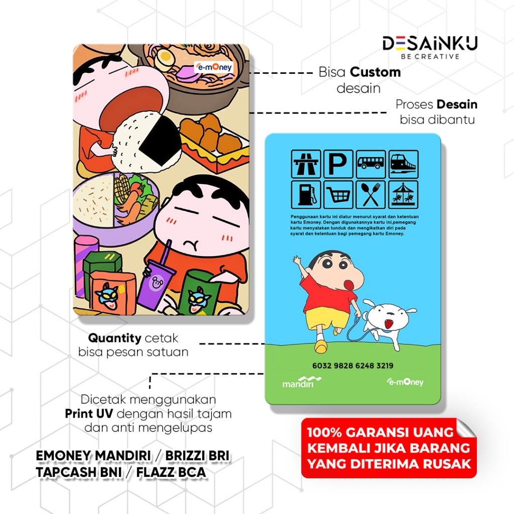 Jual E-Toll / Emoney / Tap Cash / Brizzi / Tapcash / Flazz CRAYON ...