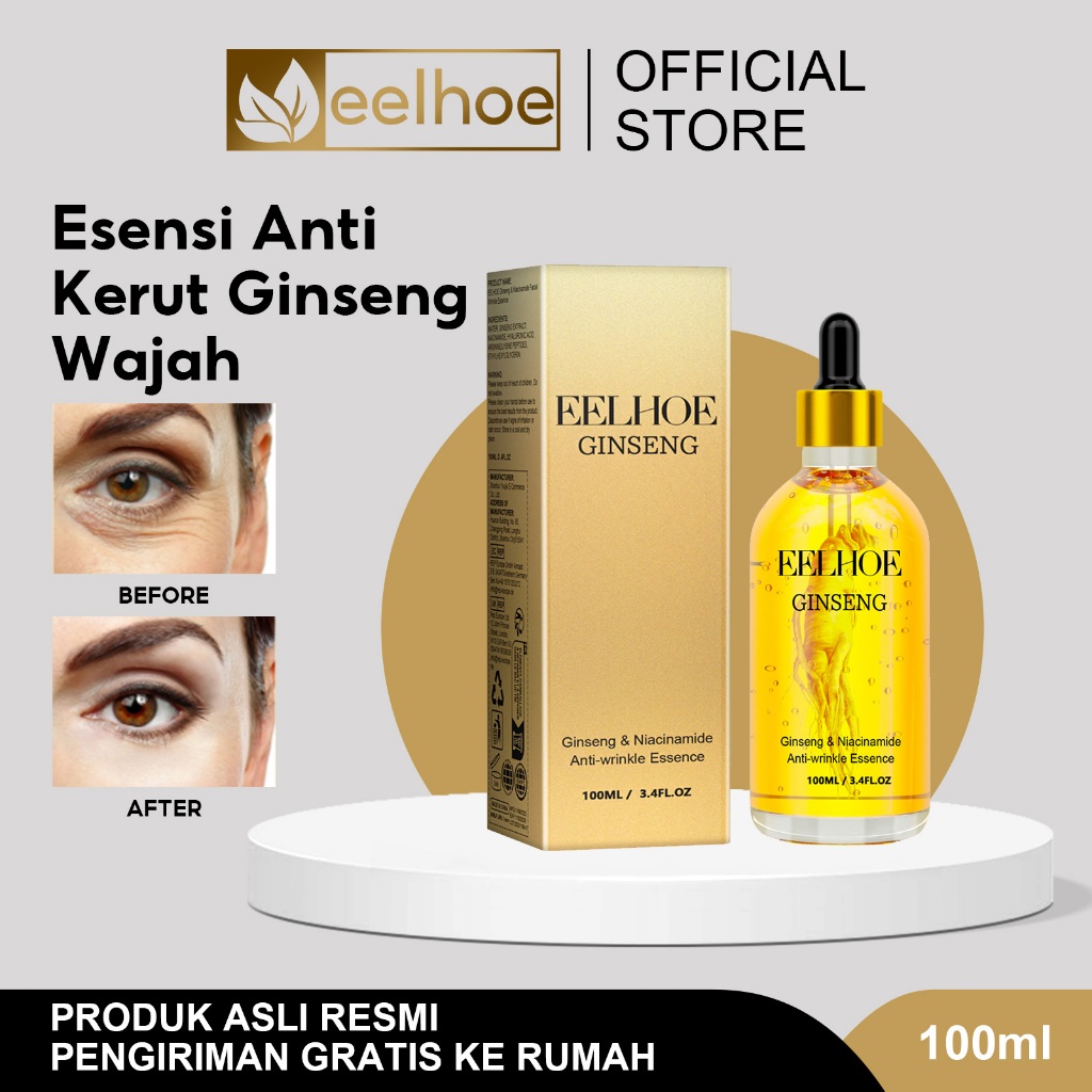 Jual EELHOE Ginseng Serum 100ml Ginseng & Niacinamide Anti-Wrinkle ...