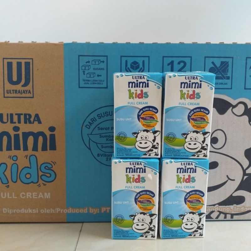 Jual Susu UHT Ultra Mimi Kids 125 ml / Susu UHT Ultra Mimi Kids 125ml ...