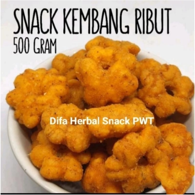 Jual SNACK KEMBANG RIBUT PEDAS ASIN PANG PANG RIBUT 500 GRAM | Shopee ...