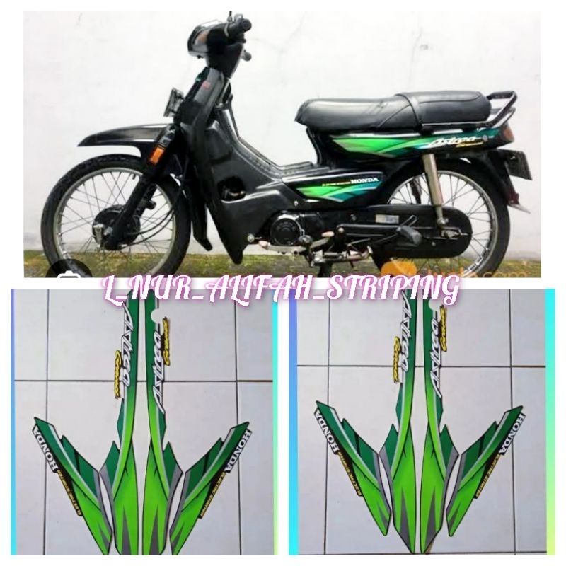 Jual STIKER STRIPING LIS LES POLET BODY MOTOR HONDA ASTREA GRAND 96 ...