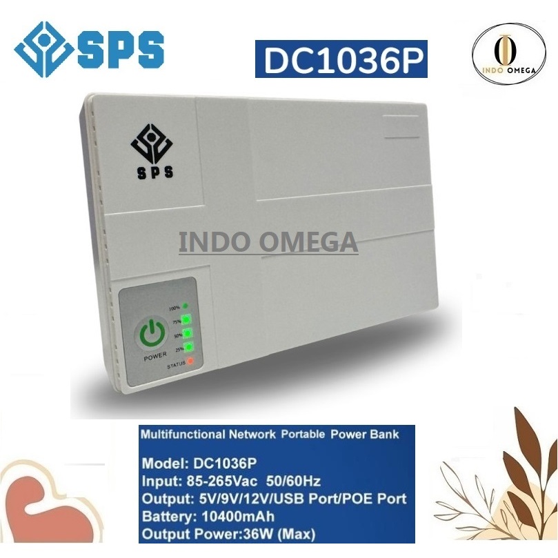 Jual SPS DC 1036P DC1036P Mini DC UPS Portable Backup Router I Modem I ...