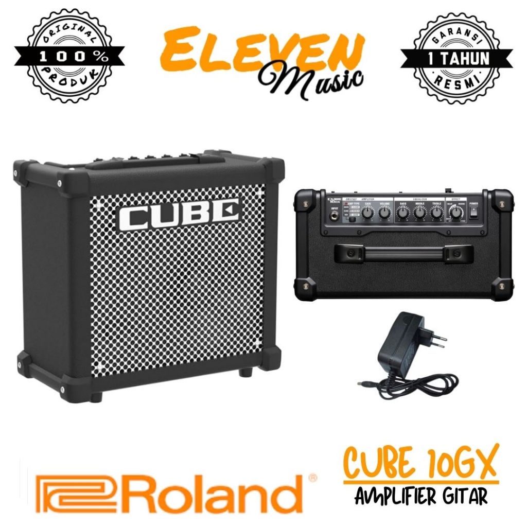 Jual Roland Cube-10GX Guitar Amplifier 8'Inch 10-watt Roland Cube10GX ...