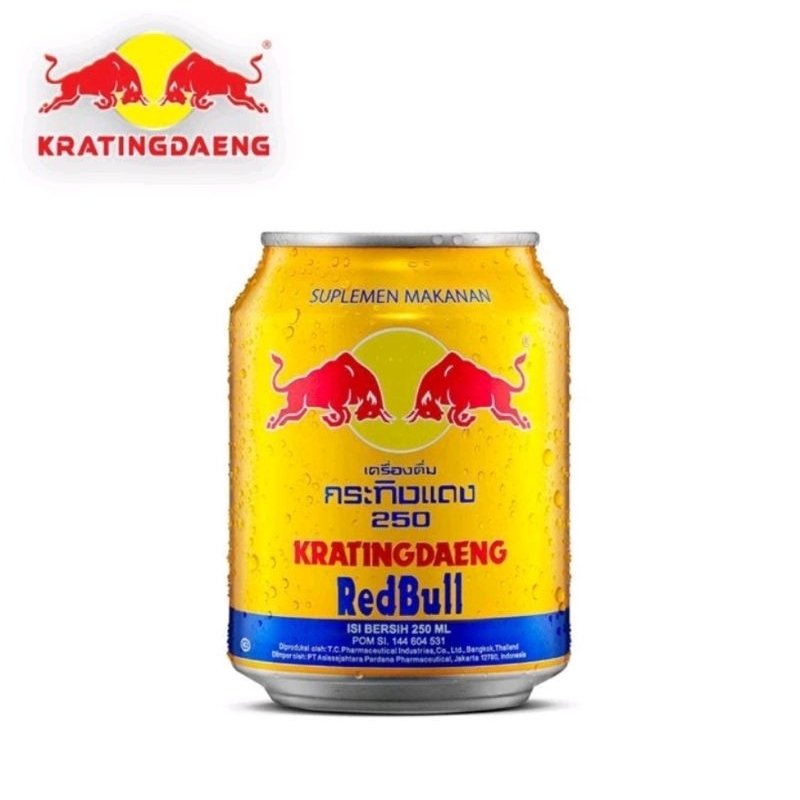 Jual Kratingdaeng Red Bull Minuman Energi Kemasan Kaleng 250ml | Shopee ...