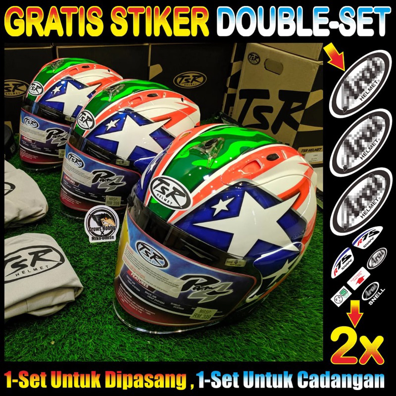 Jual Helm TSR Ram Nicky Hayden GP Shopee Indonesia