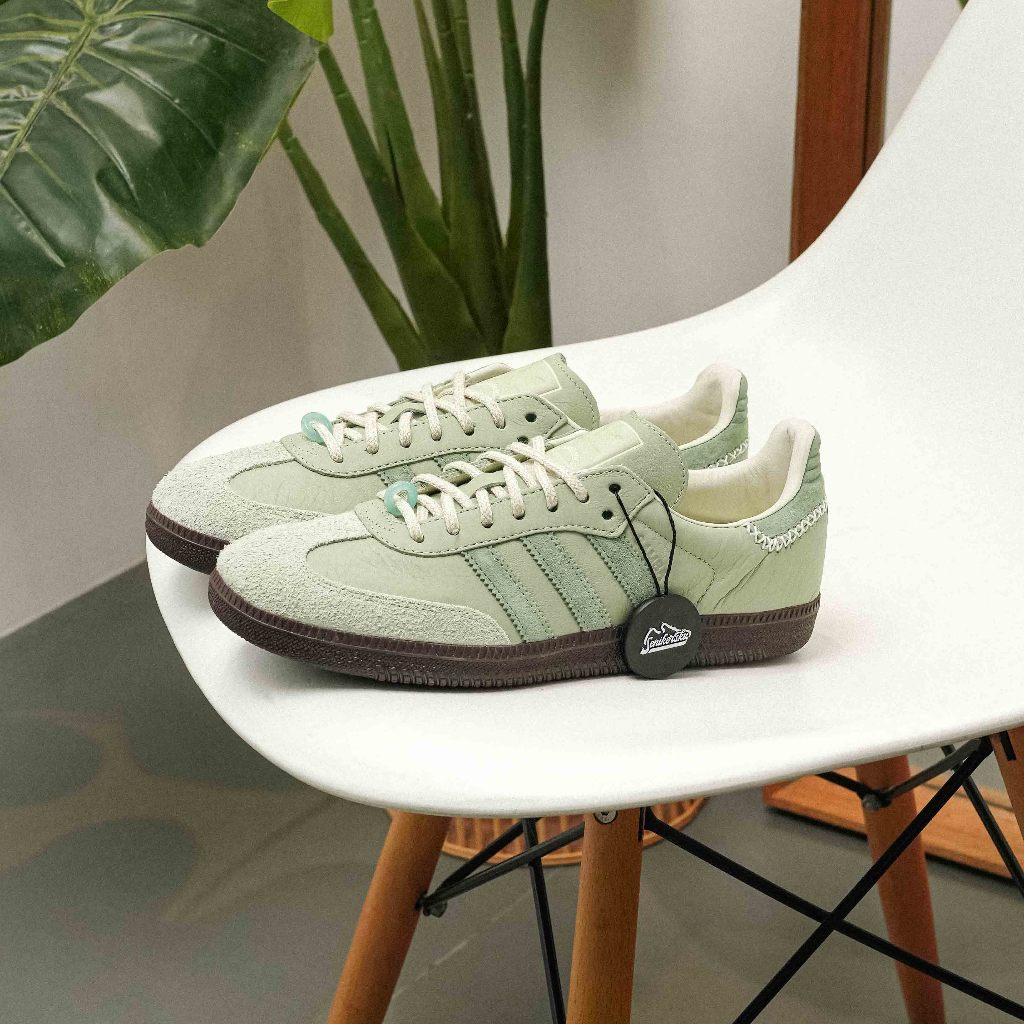 adidas gazelle silver green womens Adidas Samba OG Maha Half Green (IE0967) main image 1