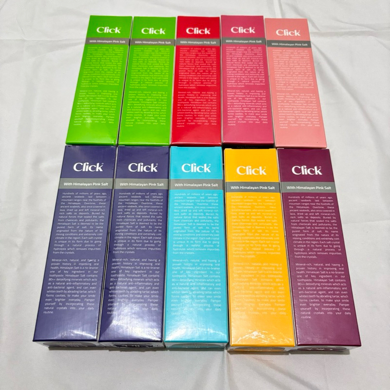 Jual NEW Click natural toothpaste tooth paste pasta gigi odol whitening ...