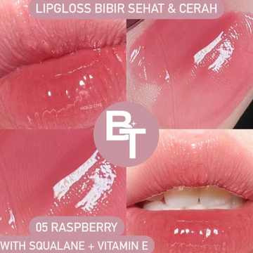 READY Hold Live Flower Lip Gloss Mirror Light Lip Tint Tidak Lengket Tahan Lama HL676