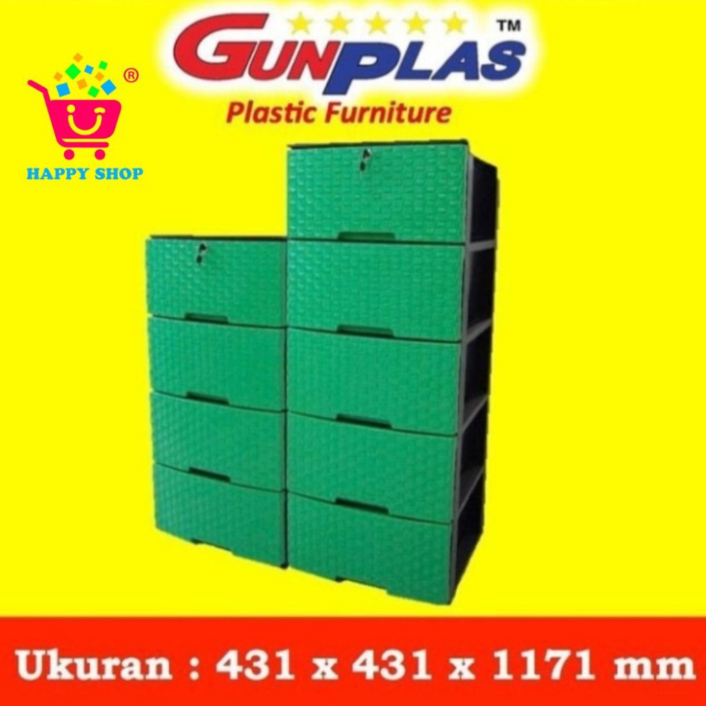 Jual INSTANT ! Gunplas Laci Plastik Susun 4 / Susun 5 / Lemari Plastik ...