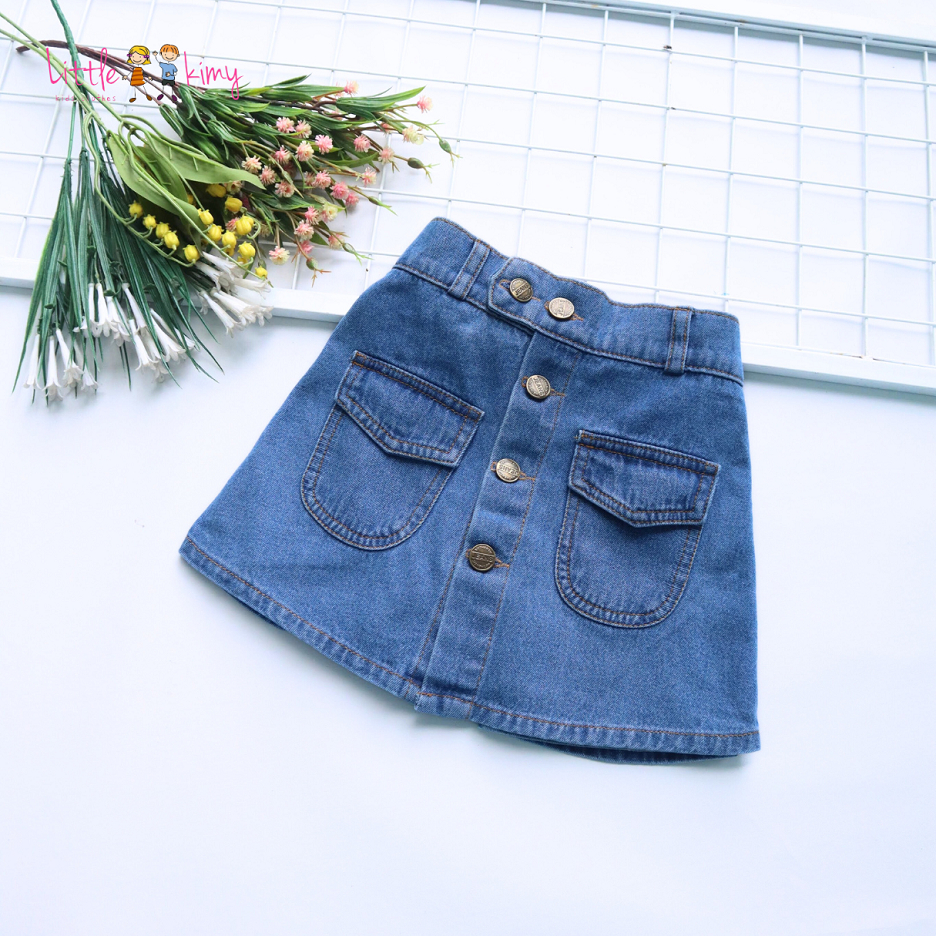 Jual LITTLEKIMY Kinan - Rok Jeans Anak Perempuan Rok Celana Anak Usia 3 ...