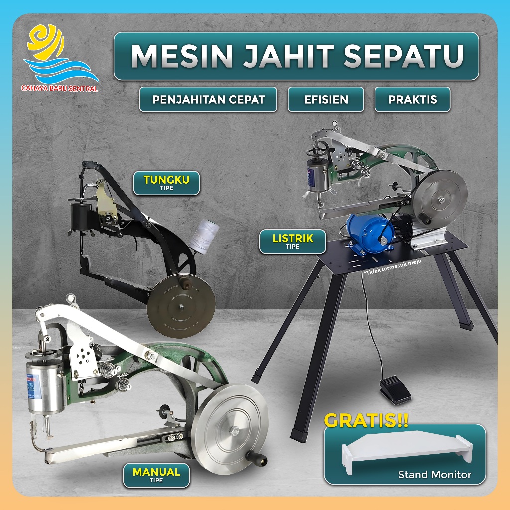 Jual Mesin jahit Reparasi sepatu 360 manual dan Listrik | Shopee Indonesia