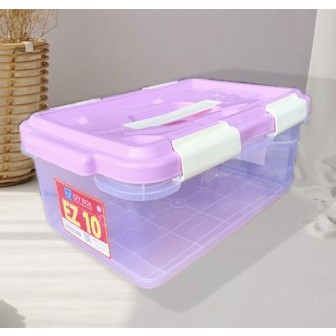 Jual CONTAINER EZY BOX 15 LITER ADA PENGUNCI DAN HANDLE TANGAN HAMPER ...