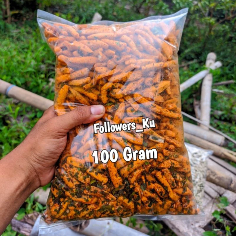Basreng pedas daun jeruk/ original / balado 100 gram