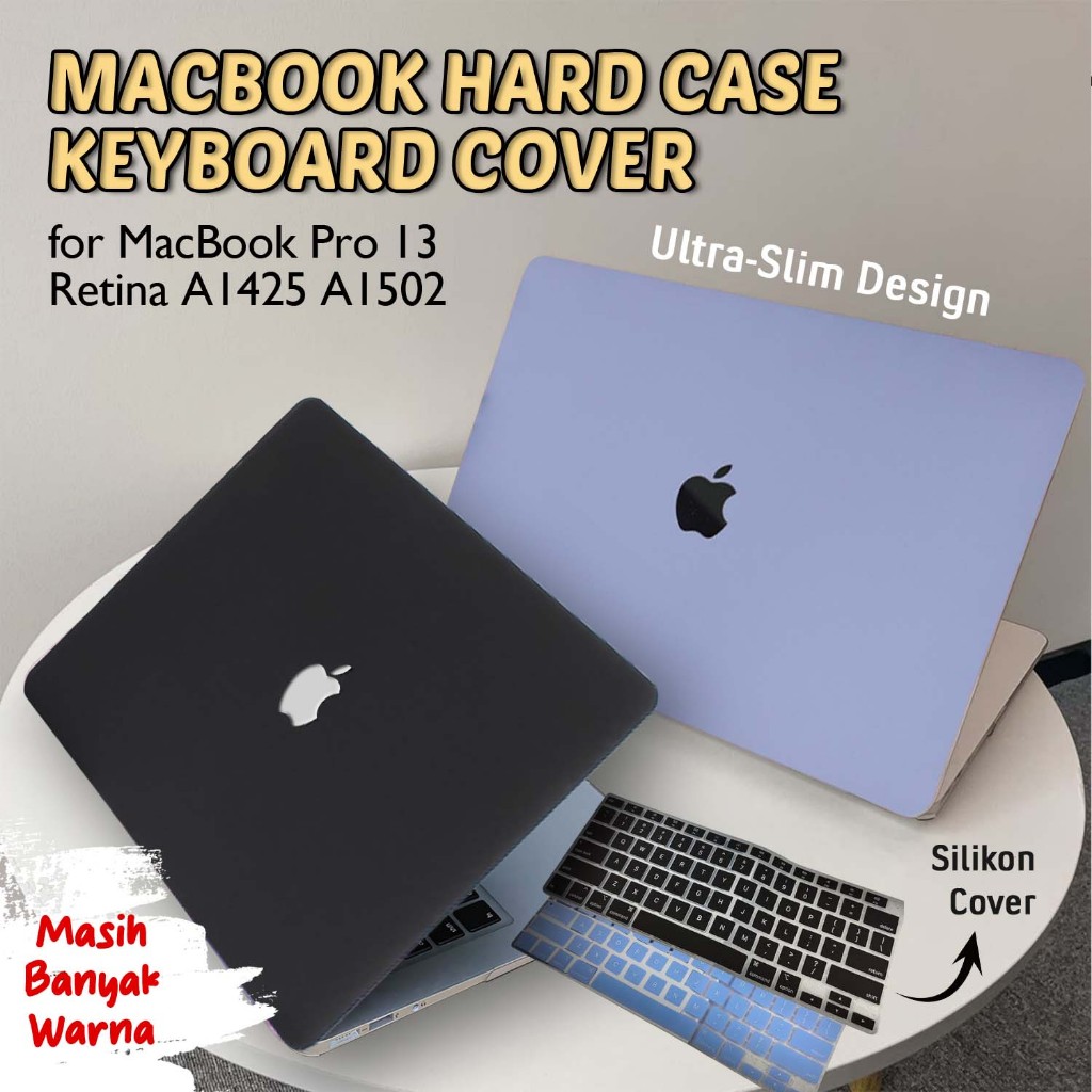 Jual Case MacBook Pro 13 Retina A1425 A1502 Casing Clear Hard