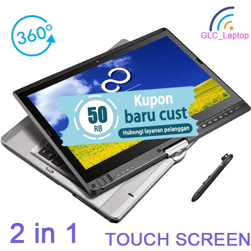 Jual Laptop Fujitsu T902 2in1 Touch Screen Core I3 I5 Ram 4gb