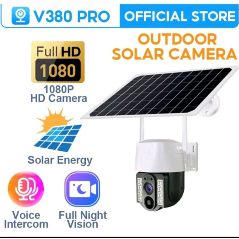 Jual New CCTV IP Camera WIFI Solar Panel Surya Tenaga Matahari 8MP ...