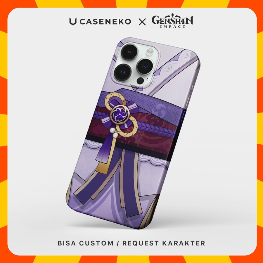 Jual Custom Case Raiden Shogun Ei Genshin Impact Casing HP 1 | Shopee ...