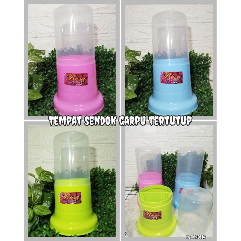 Jual TEMPAT SENDOK GARPU ROSA TERTUTUP ( MV ) | Shopee Indonesia