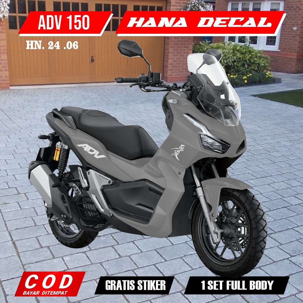Jual (COD) TERBARU Decal Sticker Honda ADV 150 Full body -Stiker ADV ...