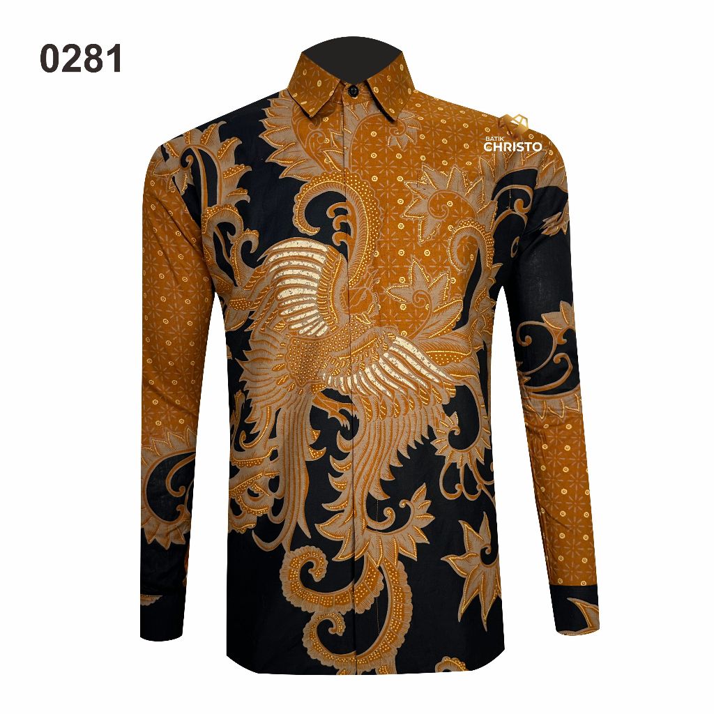 Jual Kemeja Batik Christo Slimfit Premium CHR 0281 | Shopee Indonesia