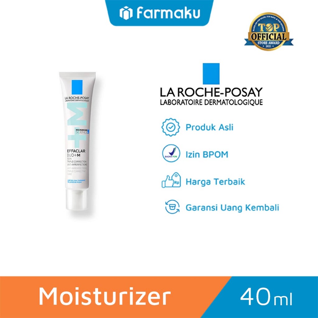 Jual La Roche Posay Effaclar Duo +M 40ml - Pelembab Kulit Jerawat ...
