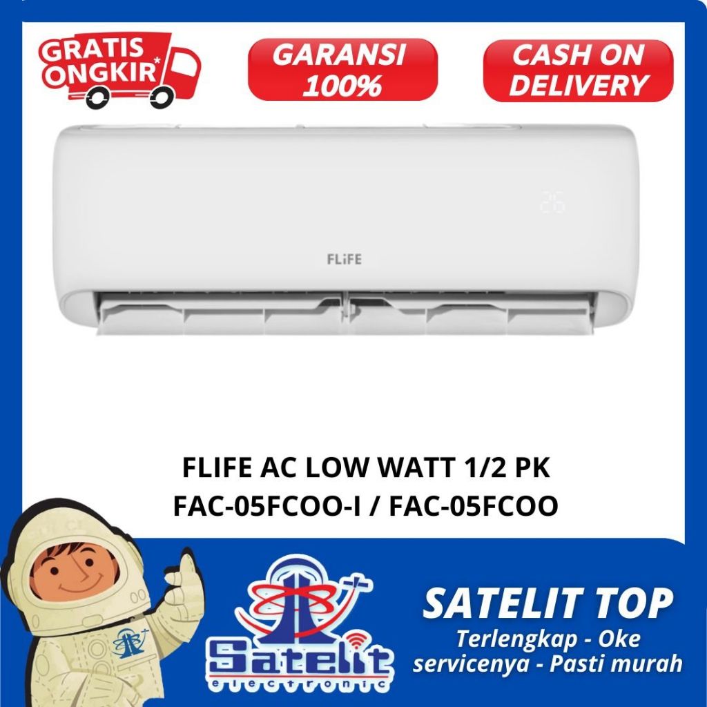 Jual AC / AIR CONDITIONER / PENDINGIN RUANG FLIFE AC LOW WATT 1/2 PK ...