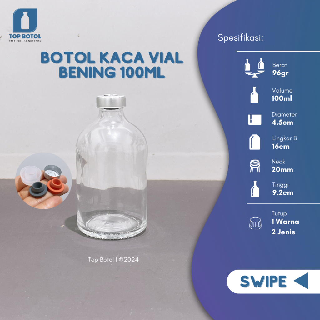 Jual (Paket isi 24pcs) BOTOL KACA REED DIFFUSER TEBAL/BOTOL KACA VIAL ...