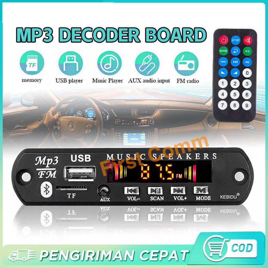 Jual Modul MP3 Bluetooth Plus FM Radio / KIT Modul MP3 BT KIT MP3 KIT ...