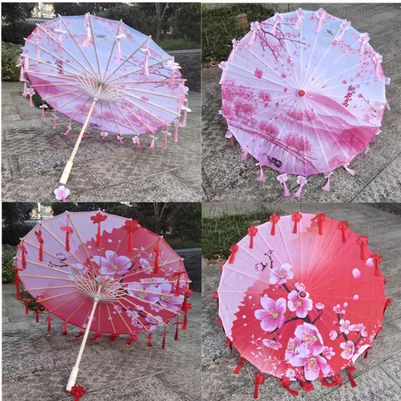 Jual READY siap kirim Instan atau Sameday Payung tari nari bunga tari ...