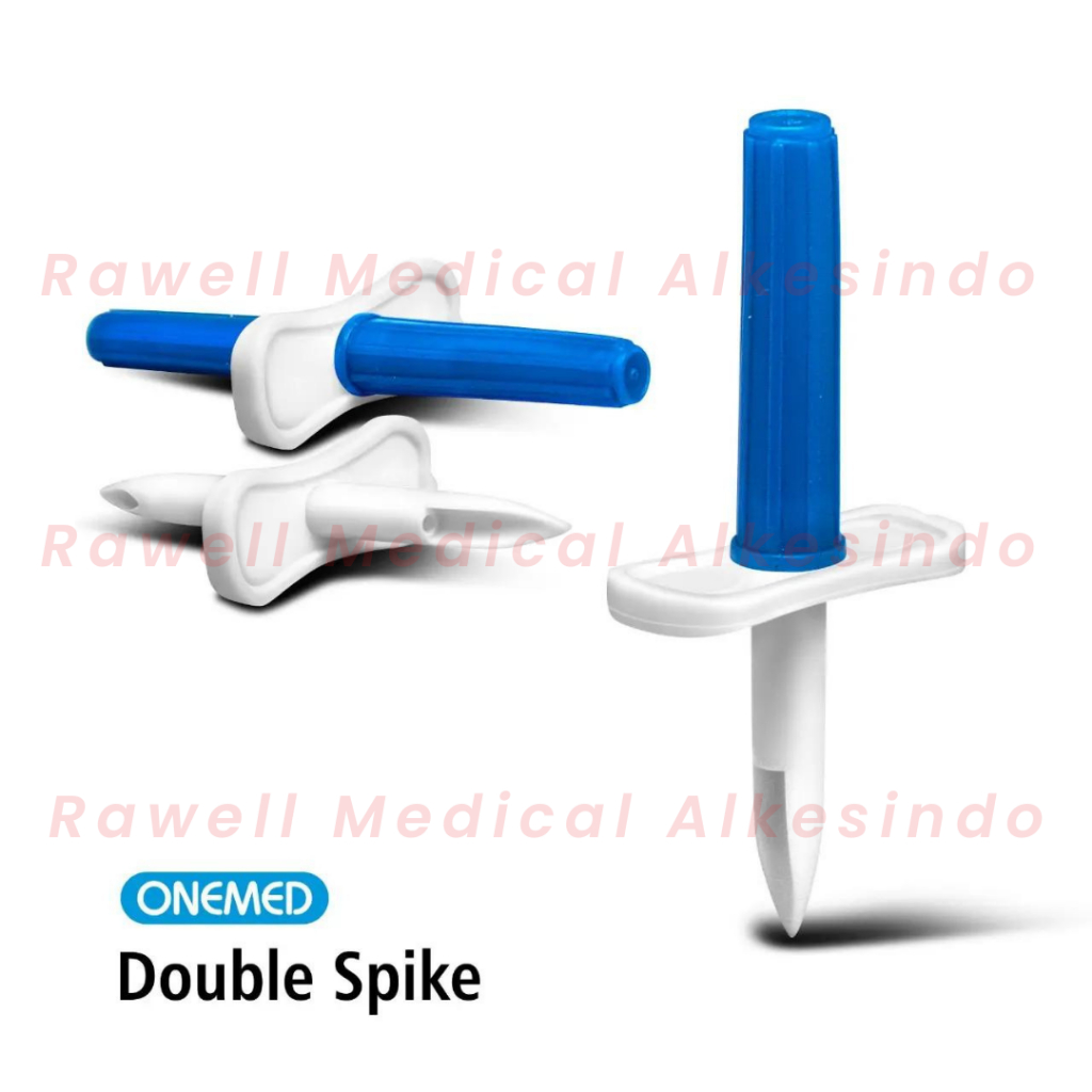 Jual Double Spike Infusion Onemed / Alat Penusuk Botol Cairan Infus ...