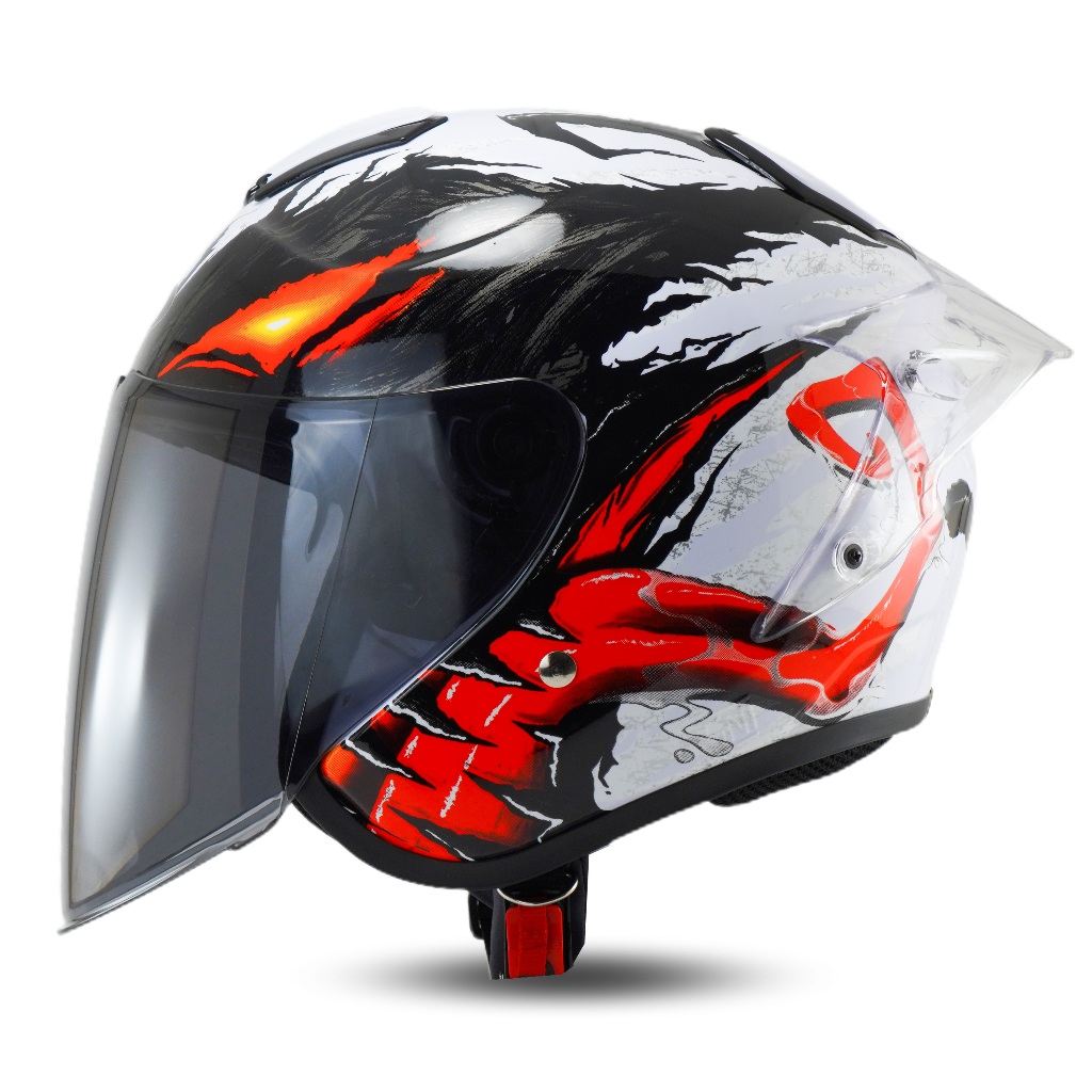 Jual Helm Half Face Bip Plast Motif Terbaru Sni Pria Wanita Shopee